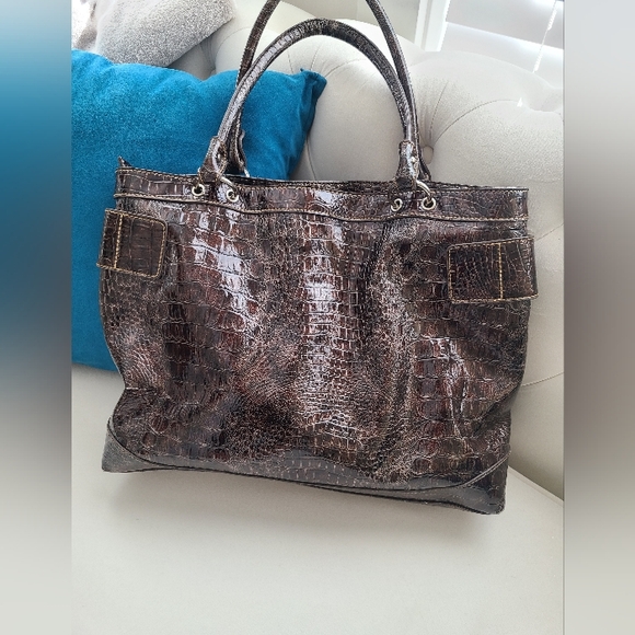 CNKW Dark Brown Tote Purse - Picture 2 of 8